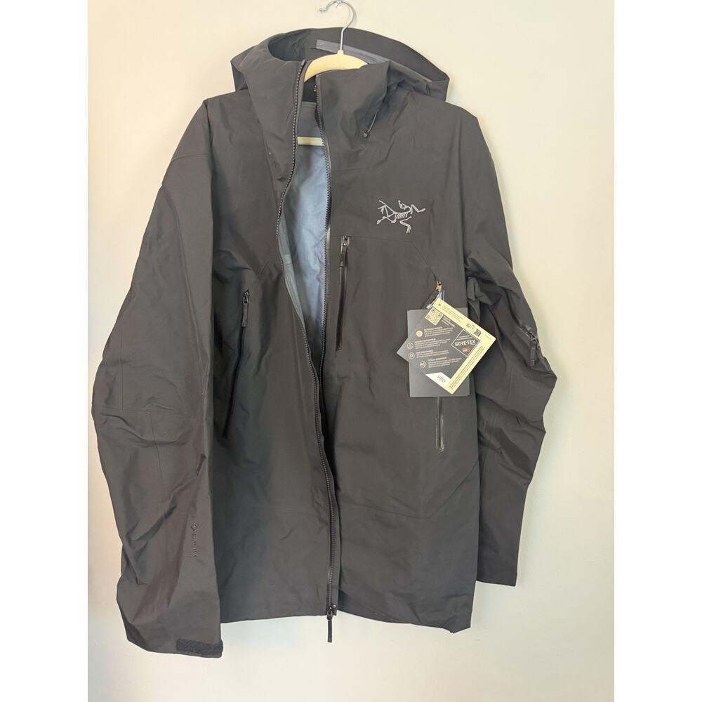 Arc'Teryx Rush Shell Jacket Waterproof Men's Size L Black Gore-Tex NWT $700 MSRP